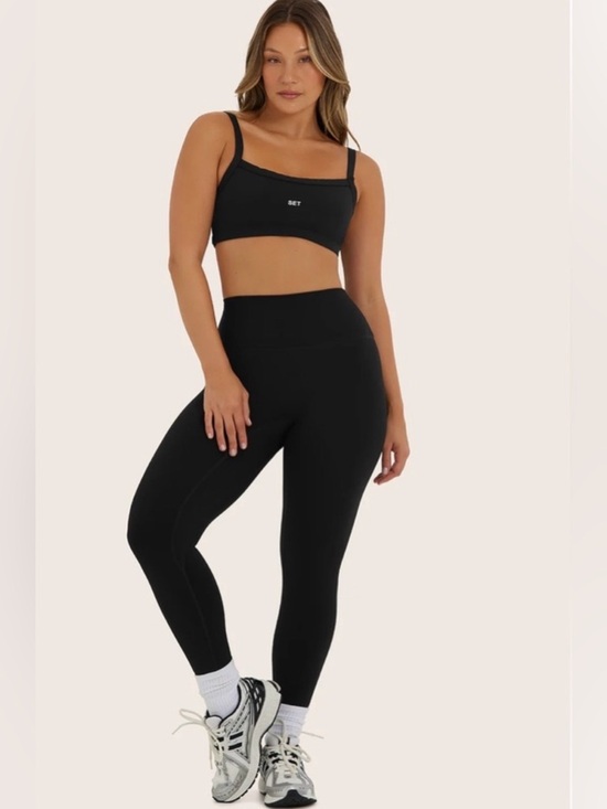 SET Active Pants - Set Active Leggings, Black High Waist Leggings